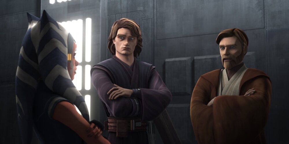Ahsoka, Anakin and Obi-Wan reunite in Star Wars: The Clone Wars