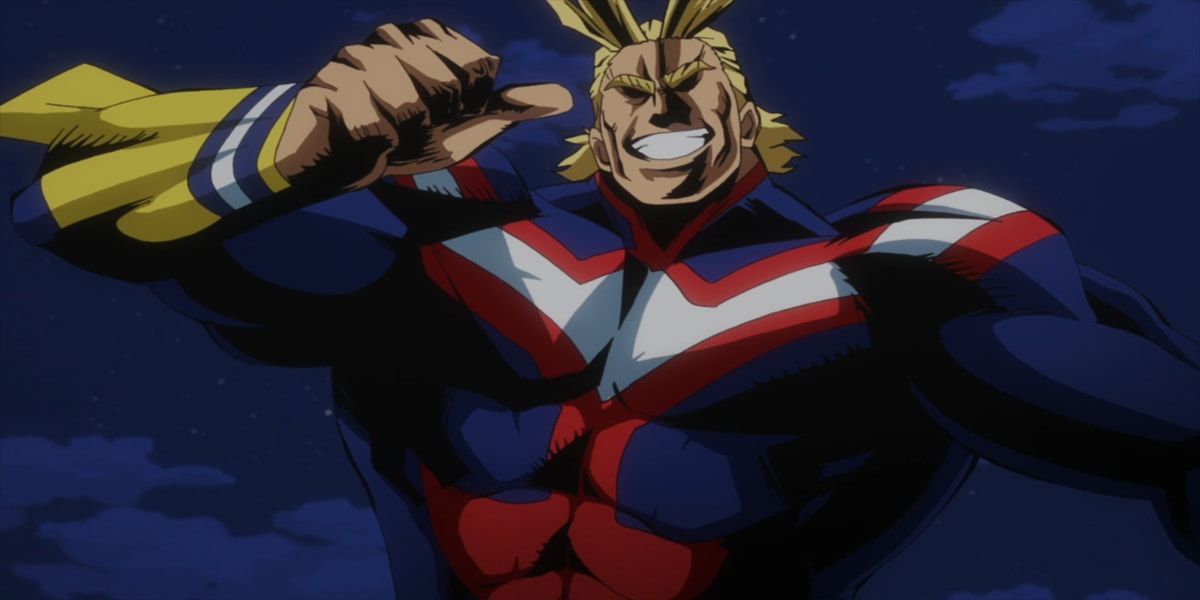 All Might's I'm Here pose