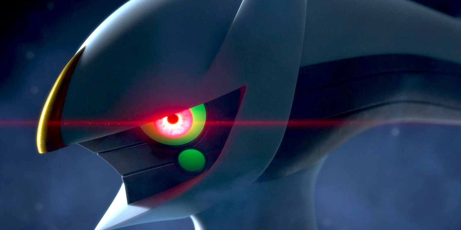 Close-up of Arceus' face Pokémon