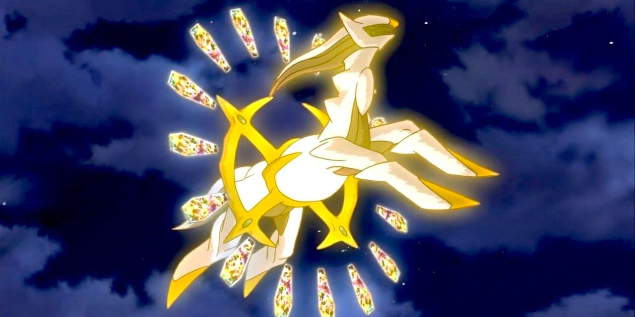 Arceus with its life plates