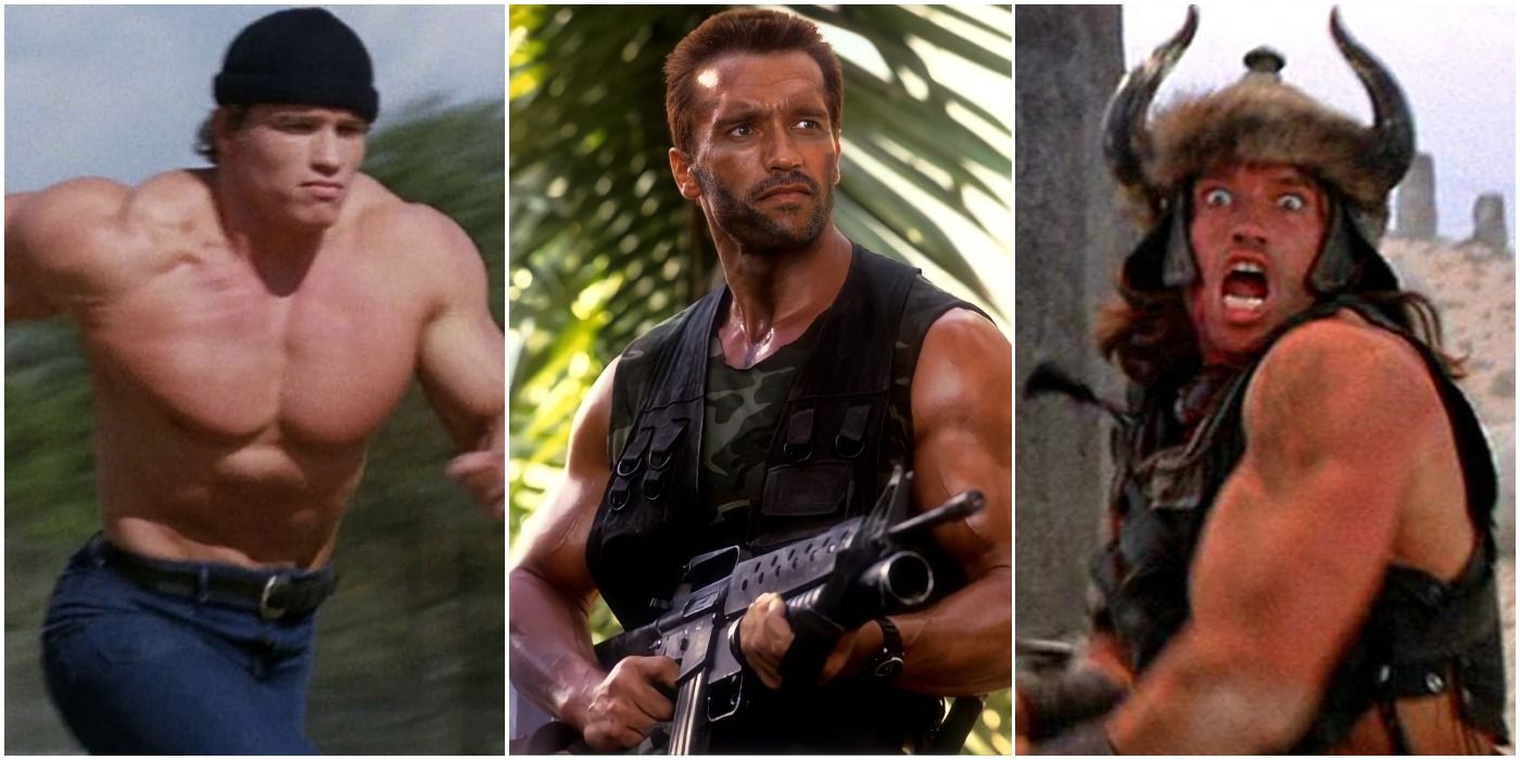 Conan, Commando, Hercules in New York Arnold Schwarzenegger's Strongest Characters Feature image