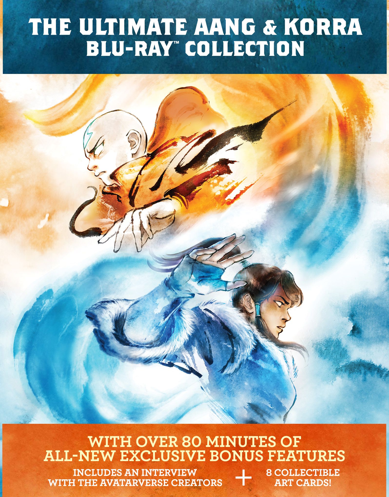 ultimate aang and korra blu ray collection cover