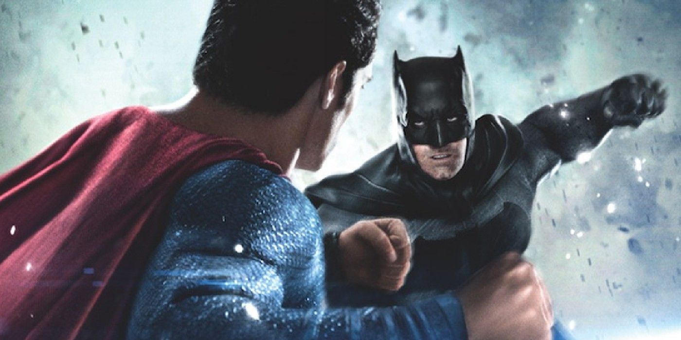 Batman Charges At Superman In Batman V Superman Dawn Of Justice