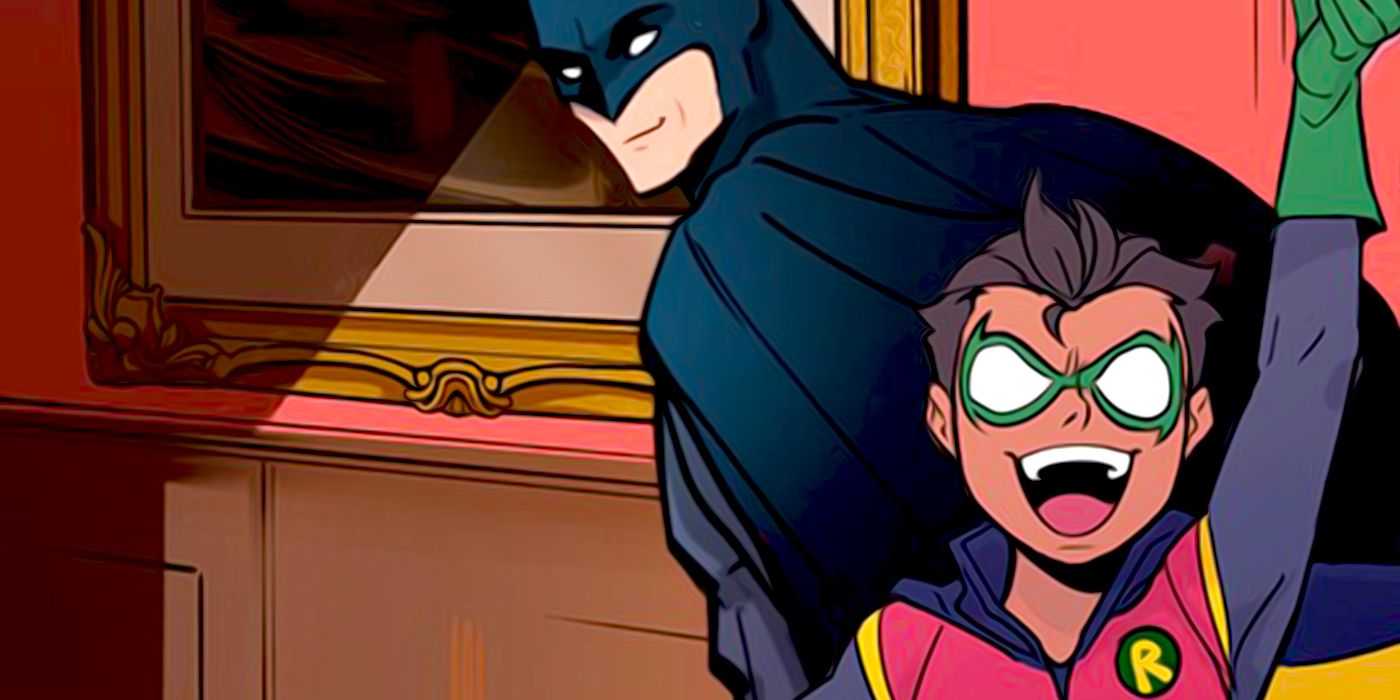 Batman and Robin from Wayne Family Adventures on Webstoons