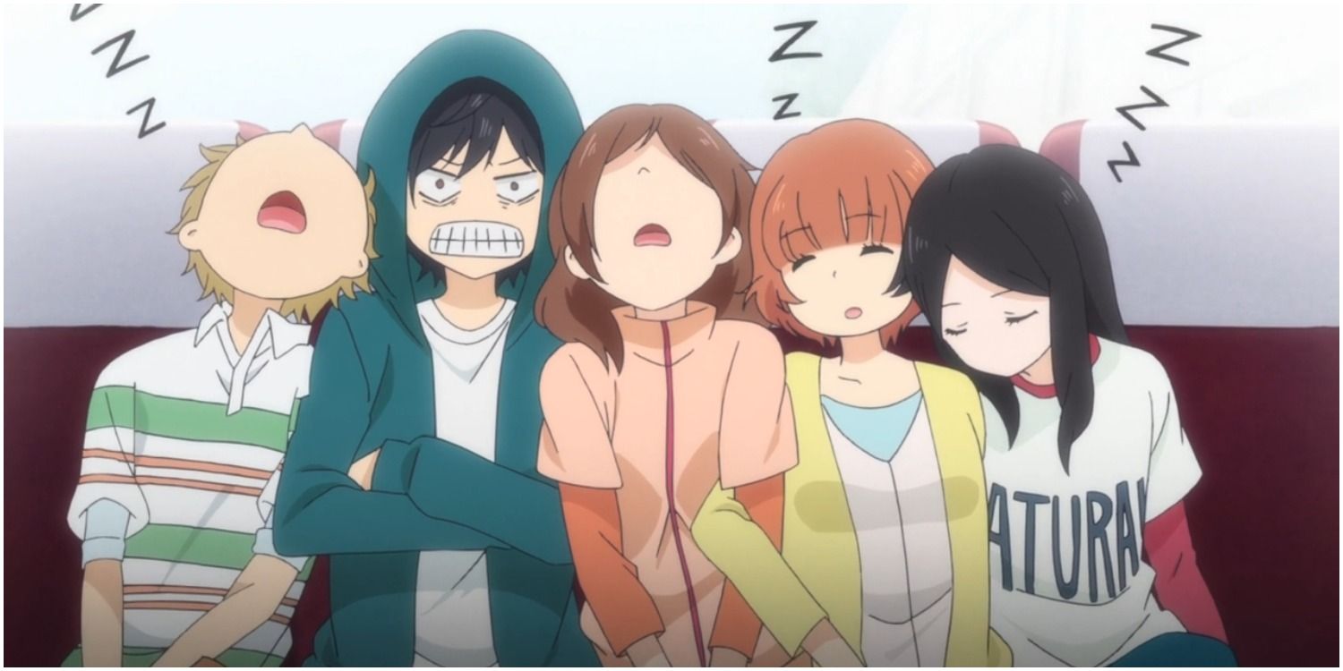 Blue Spring Ride Characters Asleep