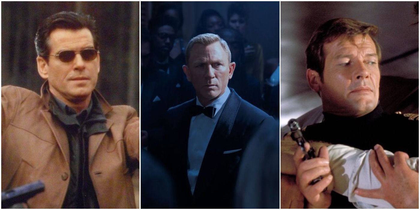 Pierce Brosnan, Daniel Craig, & Roger Moore