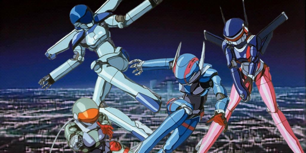 The Knight Sabers fight crime in Bubblegum Crisis