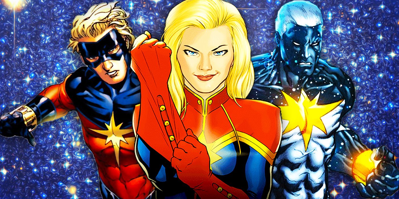 Captains Marvel Genis-Vell Carol Danvers Mar-Vell