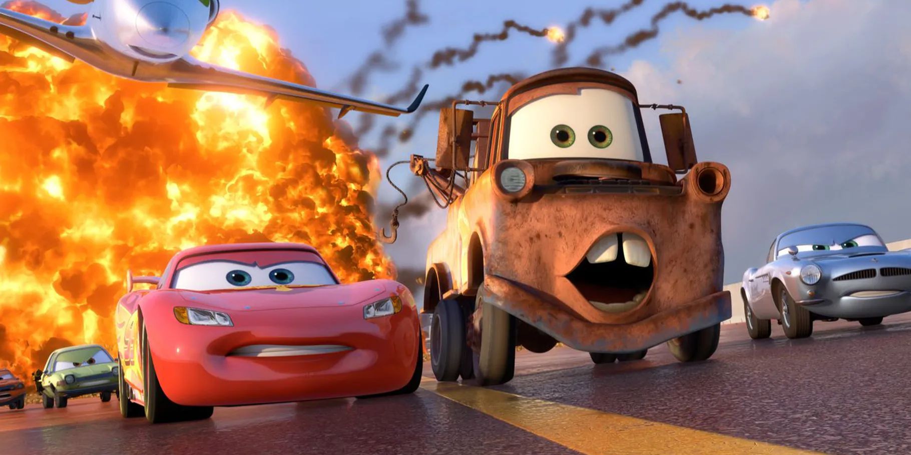 Pixar s Cars Series Gives Lightning McQueen Mater Mad Max Style