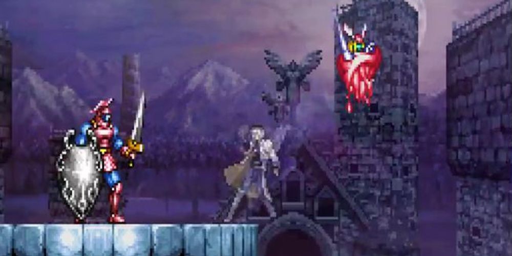 Magic is cast in  Castlevania Dawn Of Sorrow for Nintendo DS