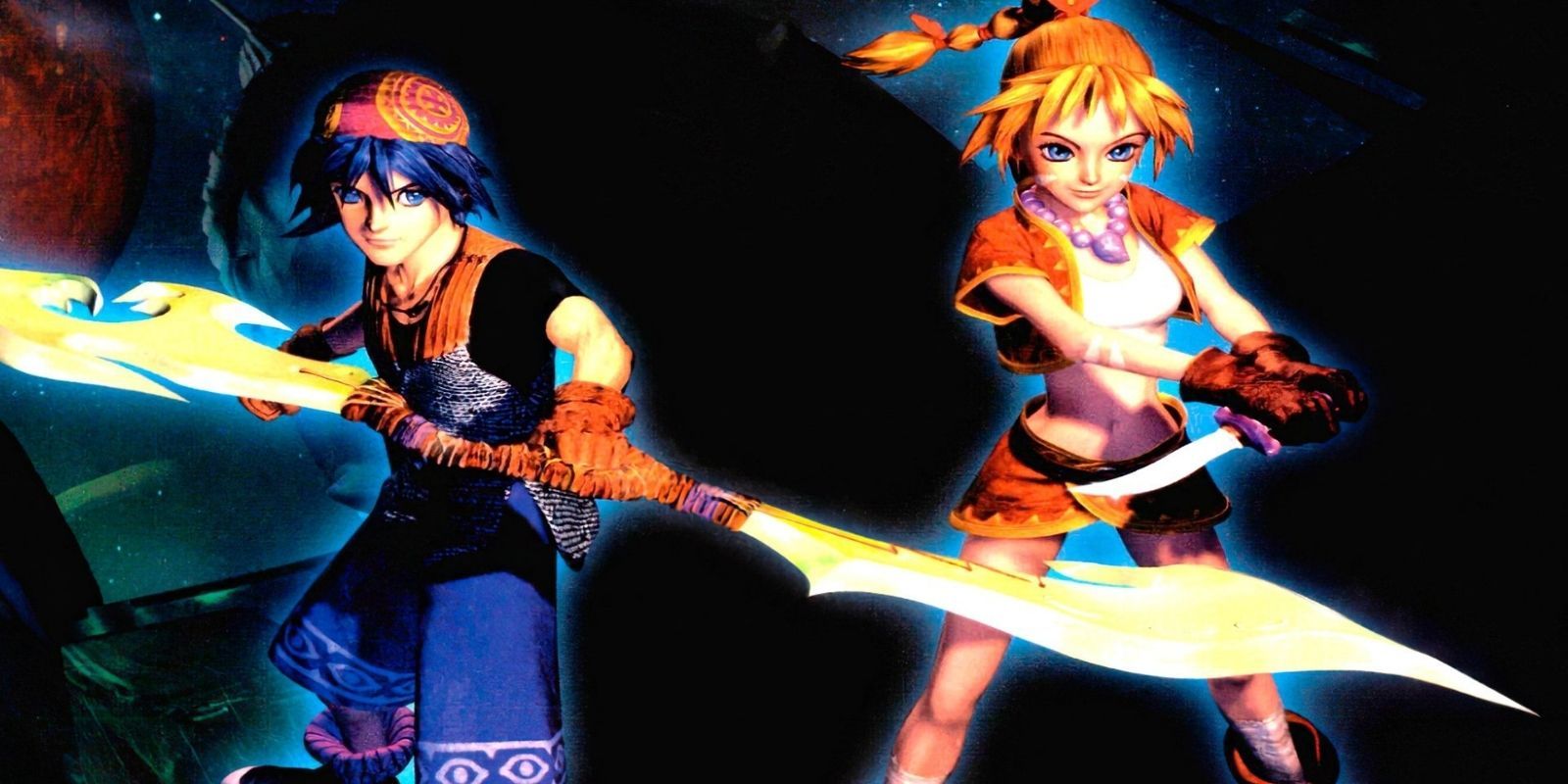 The main characters of the hit PlayStation One game Chrono Cross
