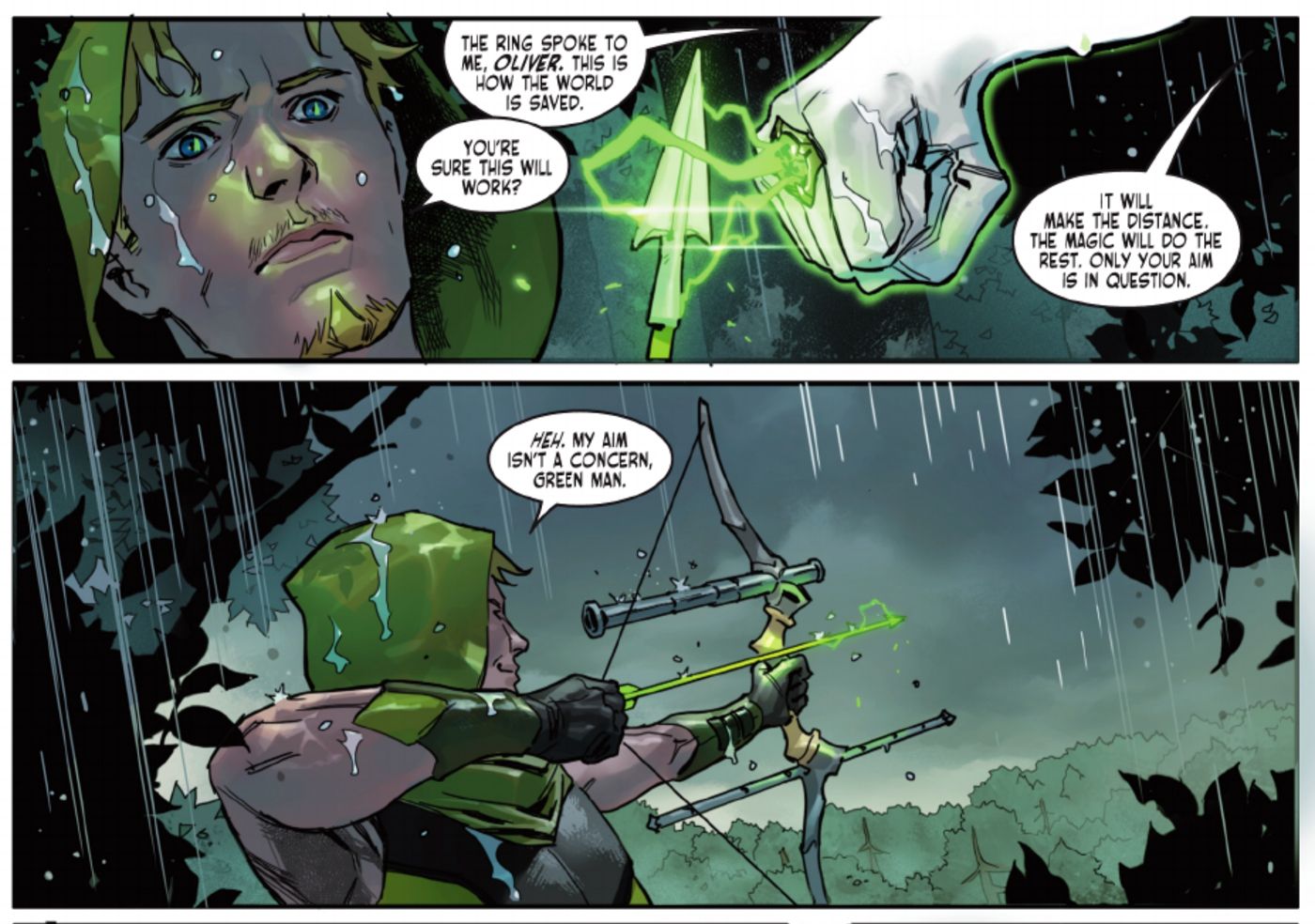 Dark Knights of Steel Green Arrow Green Lantern