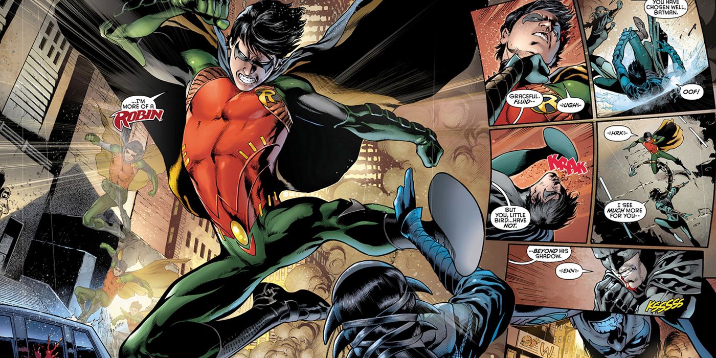 Dick Grayson as Robin loses to Lady Shiva