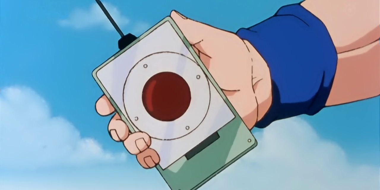 The Androids' bomb remote control in Dragon Ball Z