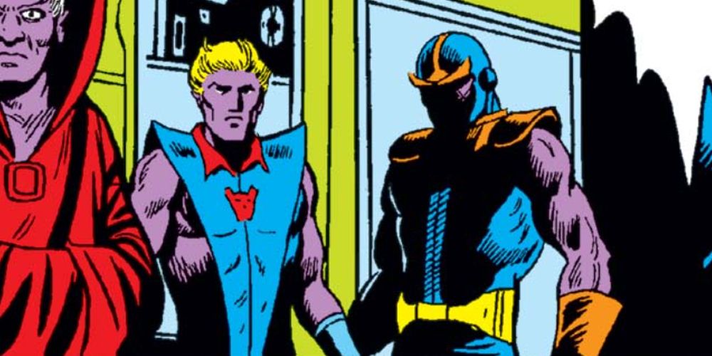 eros and thanos standing
