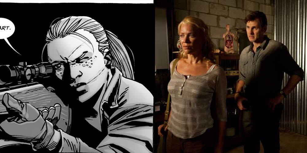 andrea and the governor from twd