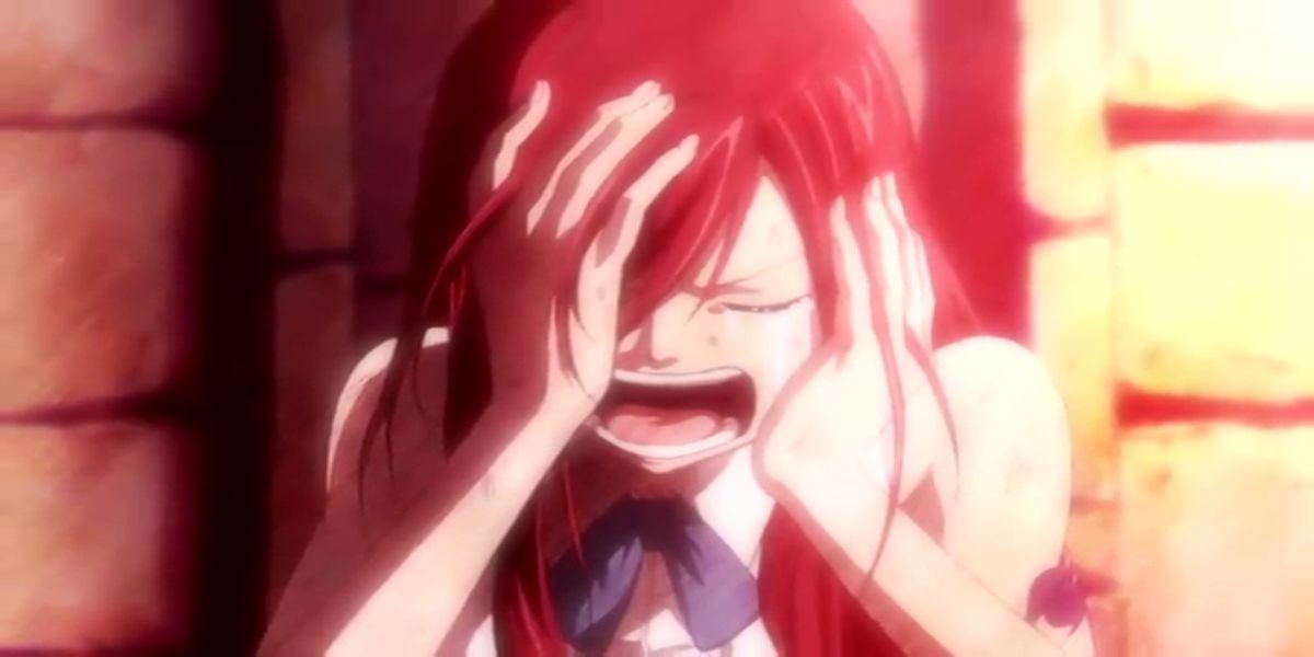 Fairy Tail_Erza crying