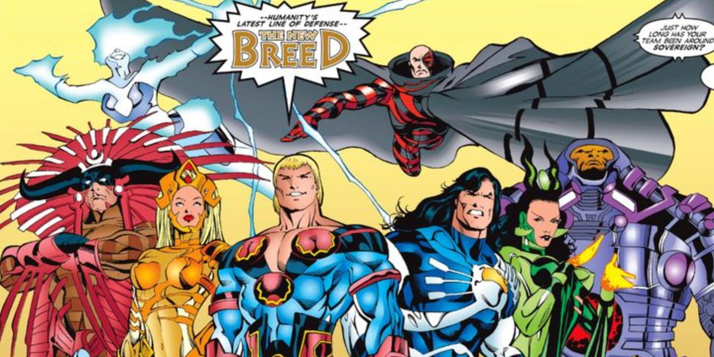 Eternals pose as superherpes called the New Breed