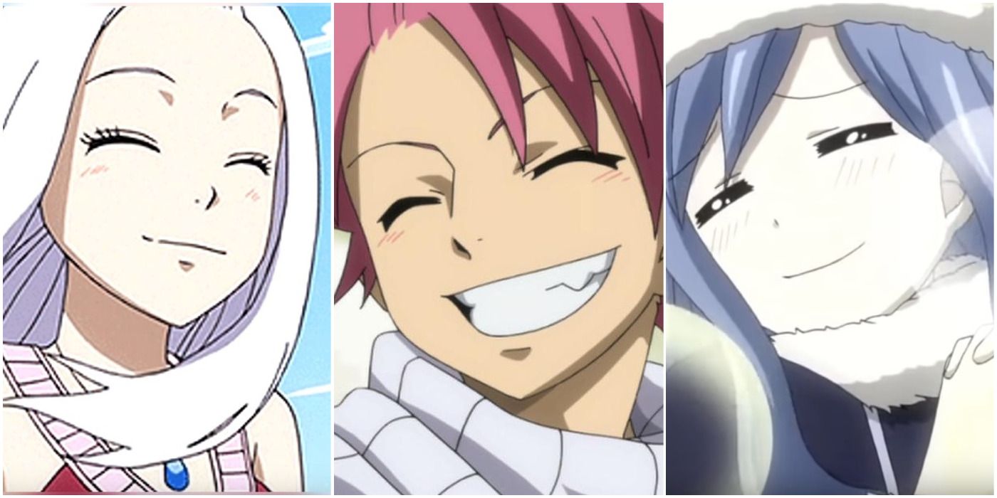 fairy tail guild members from Fairy tail smiling