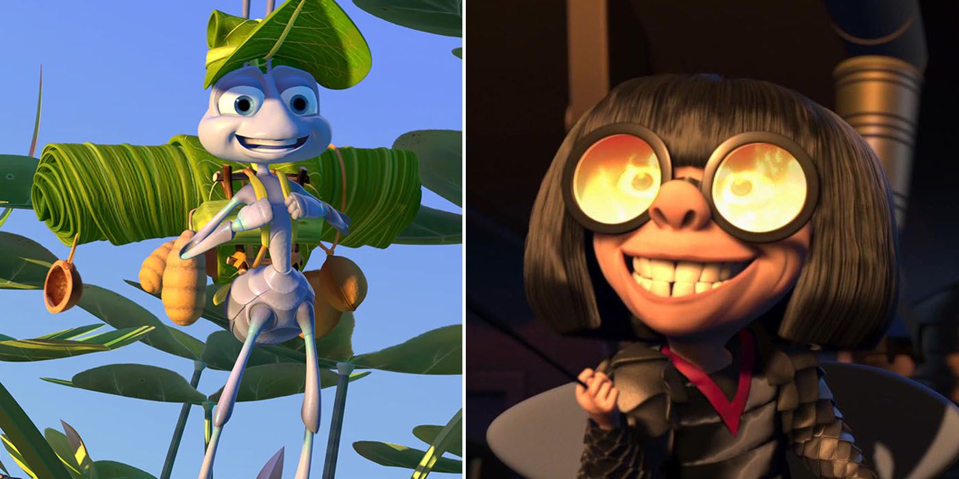 Flik and Edna admire their inventions