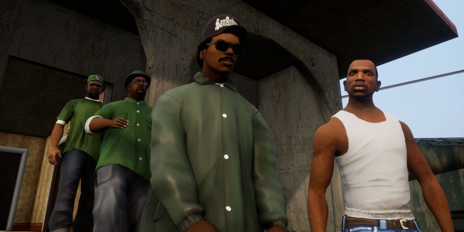The main cast of characters in Grand Theft Auto: San Andreas