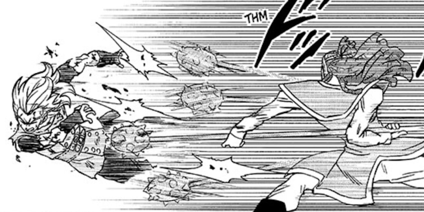 Gas vs Granolah in the Dragon Ball Super manga