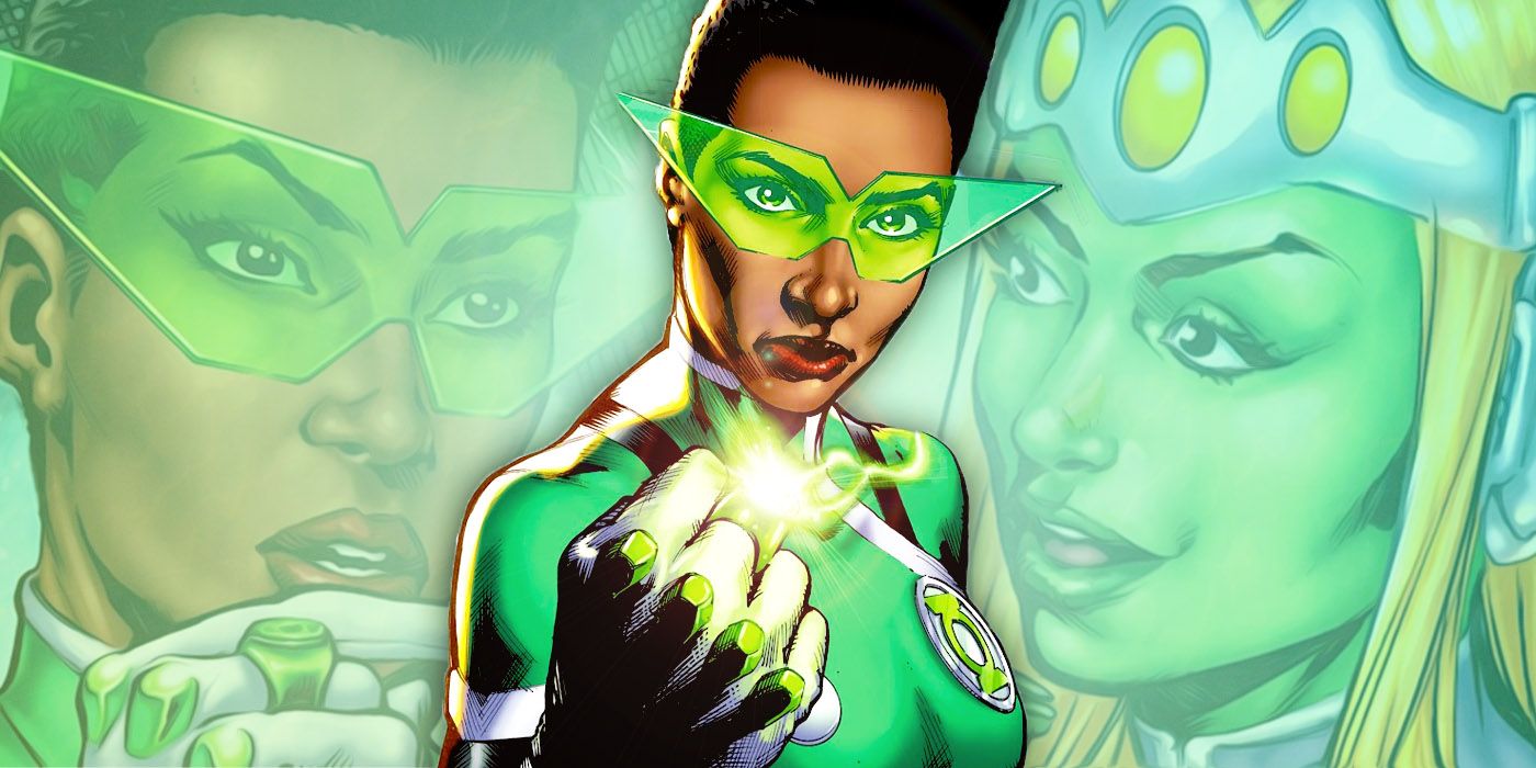 Green Lantern Mullein showing her power