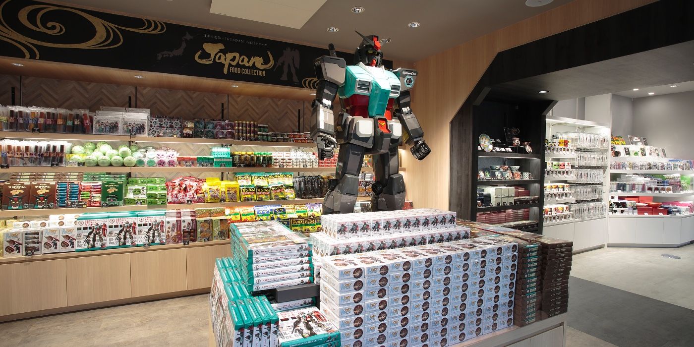Gundam Cafe interior shot from the chain's official website.