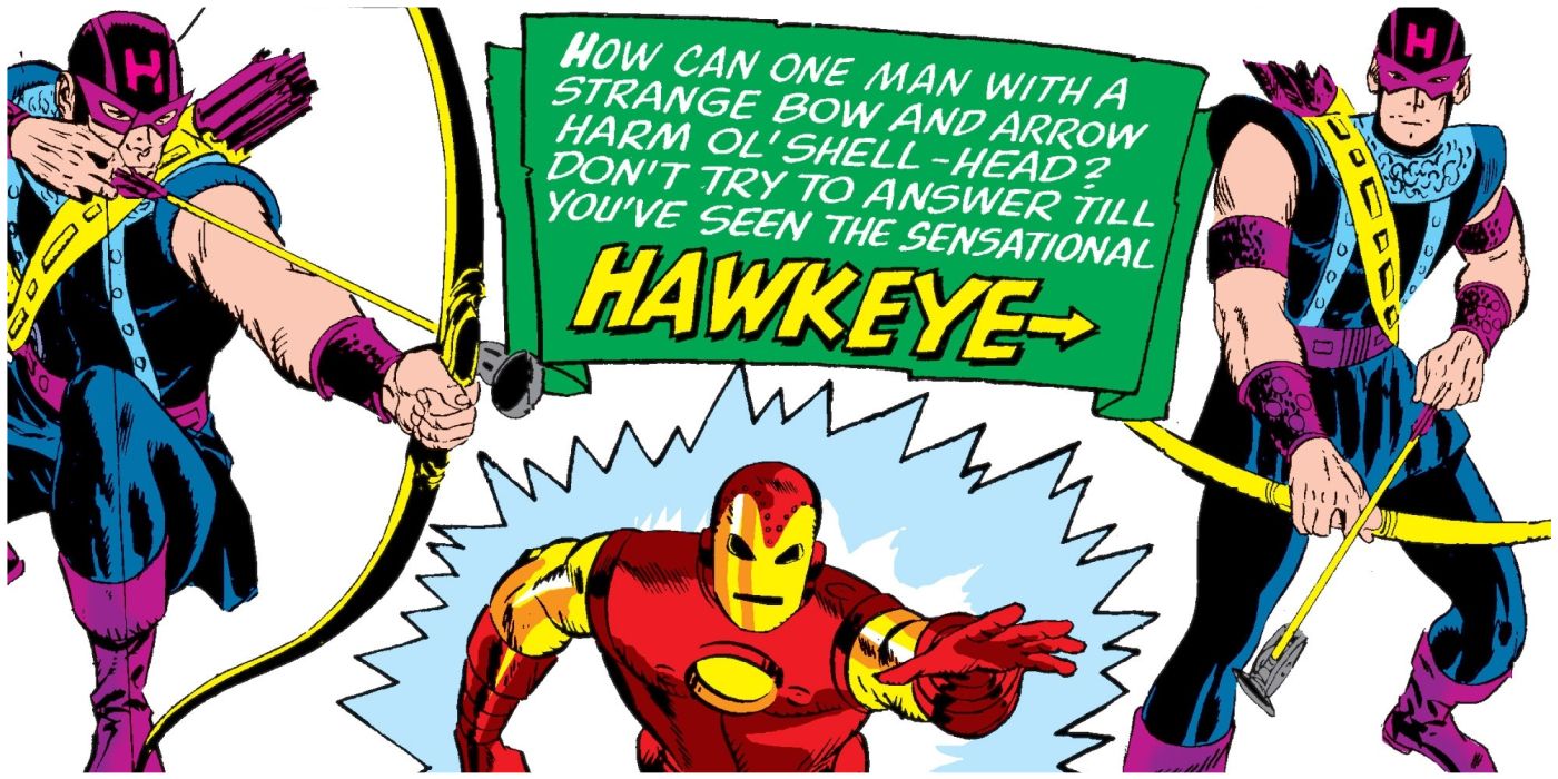 Hawkeye And Iron Man - First Appearance.