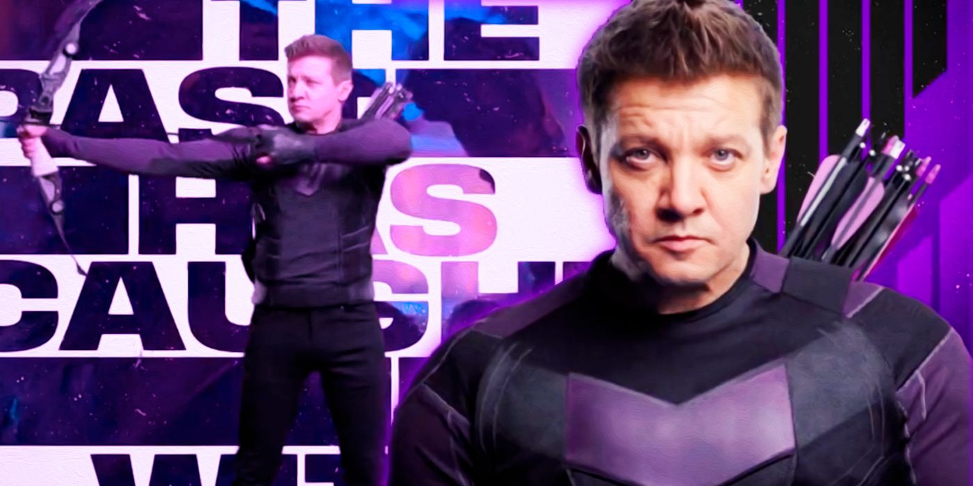 Hawkeye Promo Shows Off Jeremy Renner's New, Purple Costume