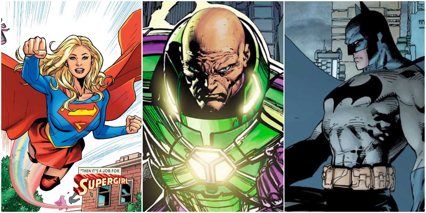 Supergirl, Lex Luthor, Batman