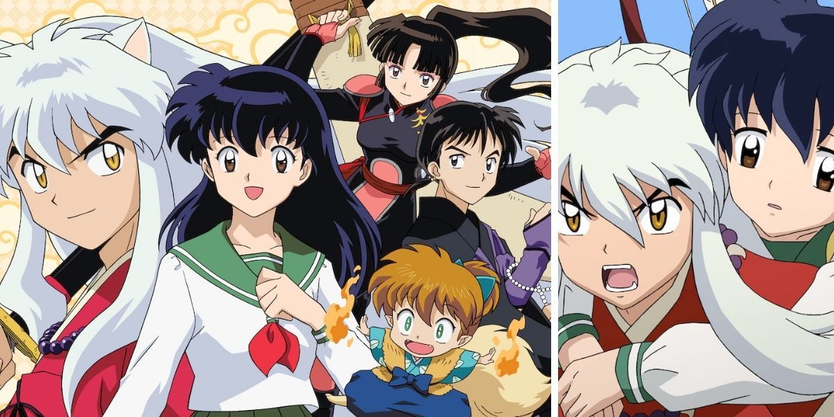 Images feature the characters from InuYasha