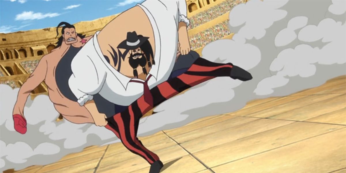 Kelly Funk As A Jacket In Dressrosa's Colosseum 