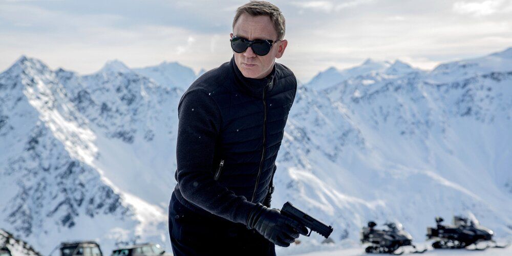 James Bond in Spectre's most iconic shot