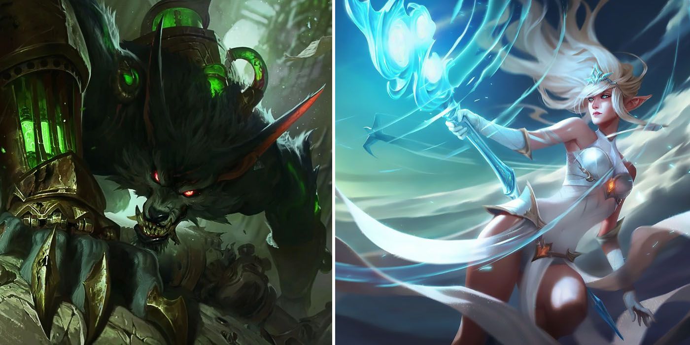 Janna And Warwick In League Of Legends
