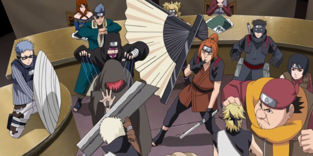 All Kage Bodyguards from the five kage Summit arc