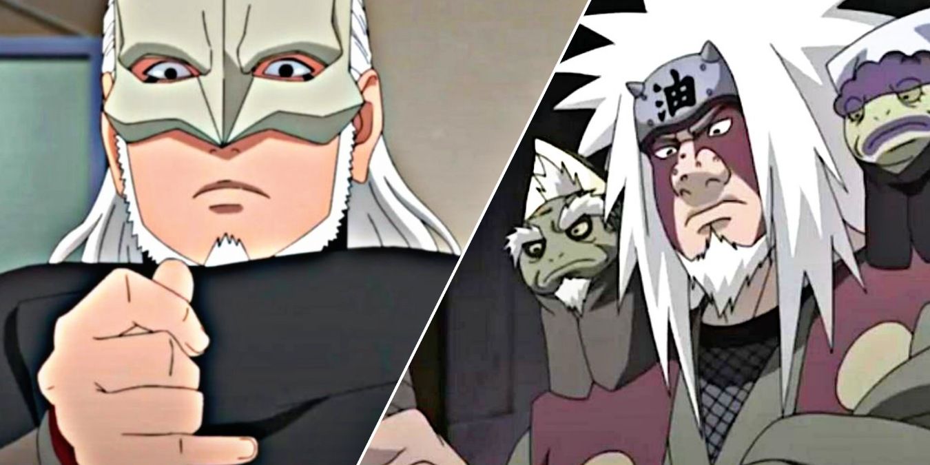 Kashin Koji and Jiraiya Naruto