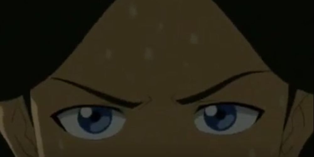 Katara sweat-bending in ATLA to save her and Toph