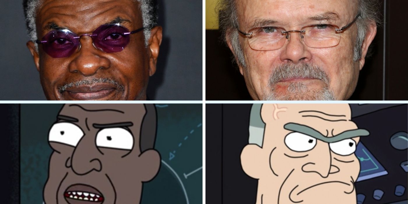 Keith David as the President and Kurtwood Smith as General Nathan from Rick &amp; Morty
