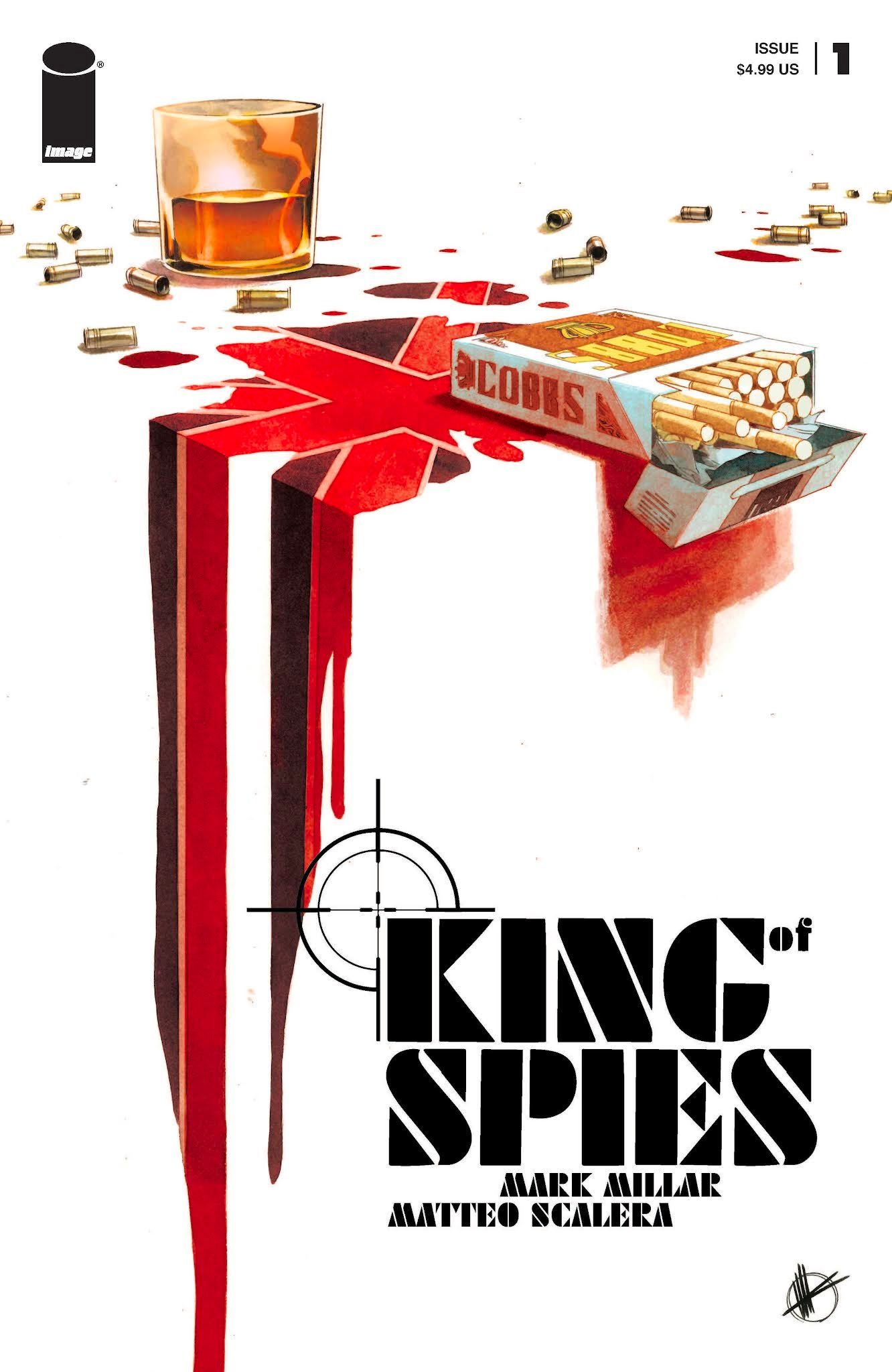 Cover to King of Spies 1 by Matteo Scalera