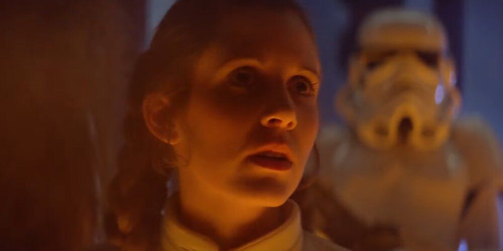 Leia tells Han that she loves him Star Wars the Empire Strikes Back