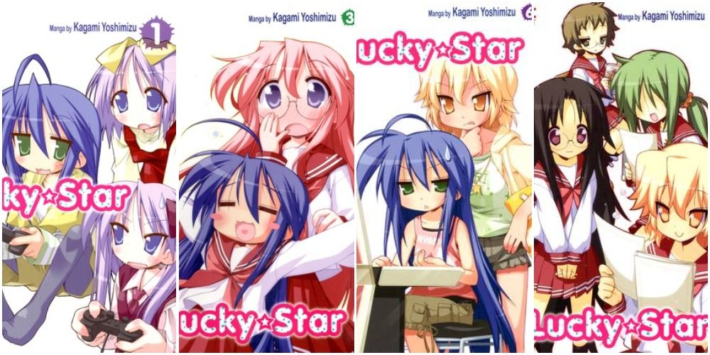 Lucky Star Manga Covers. Konata Izumi