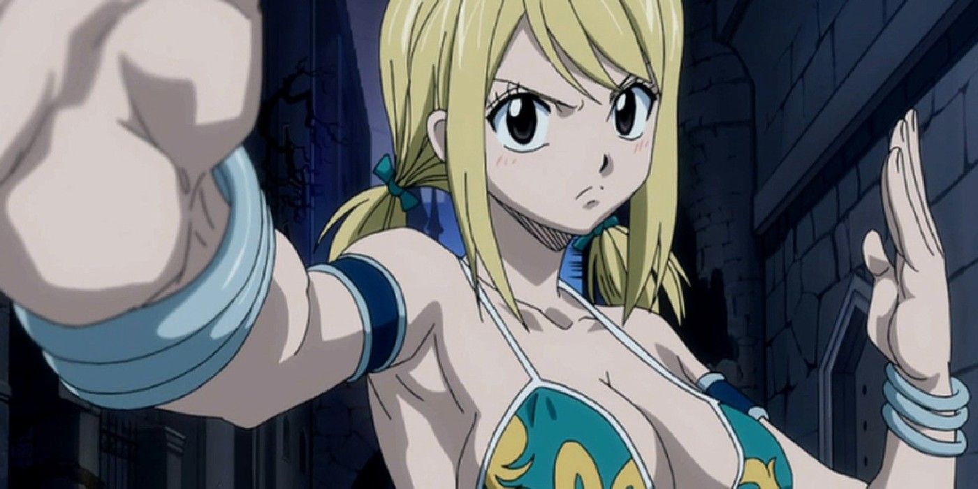 Lucy Gets Ready To Fight In Fairy Tail