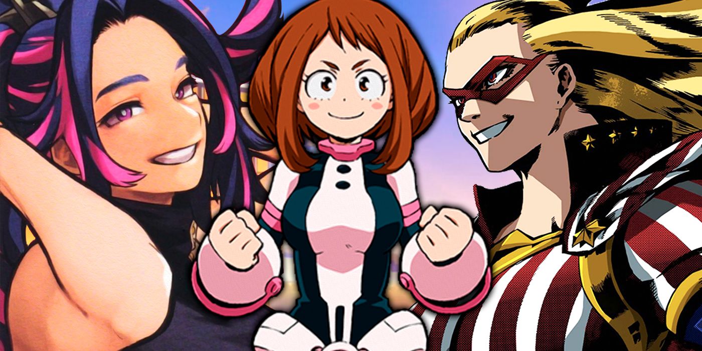 My hero deals academia female characters