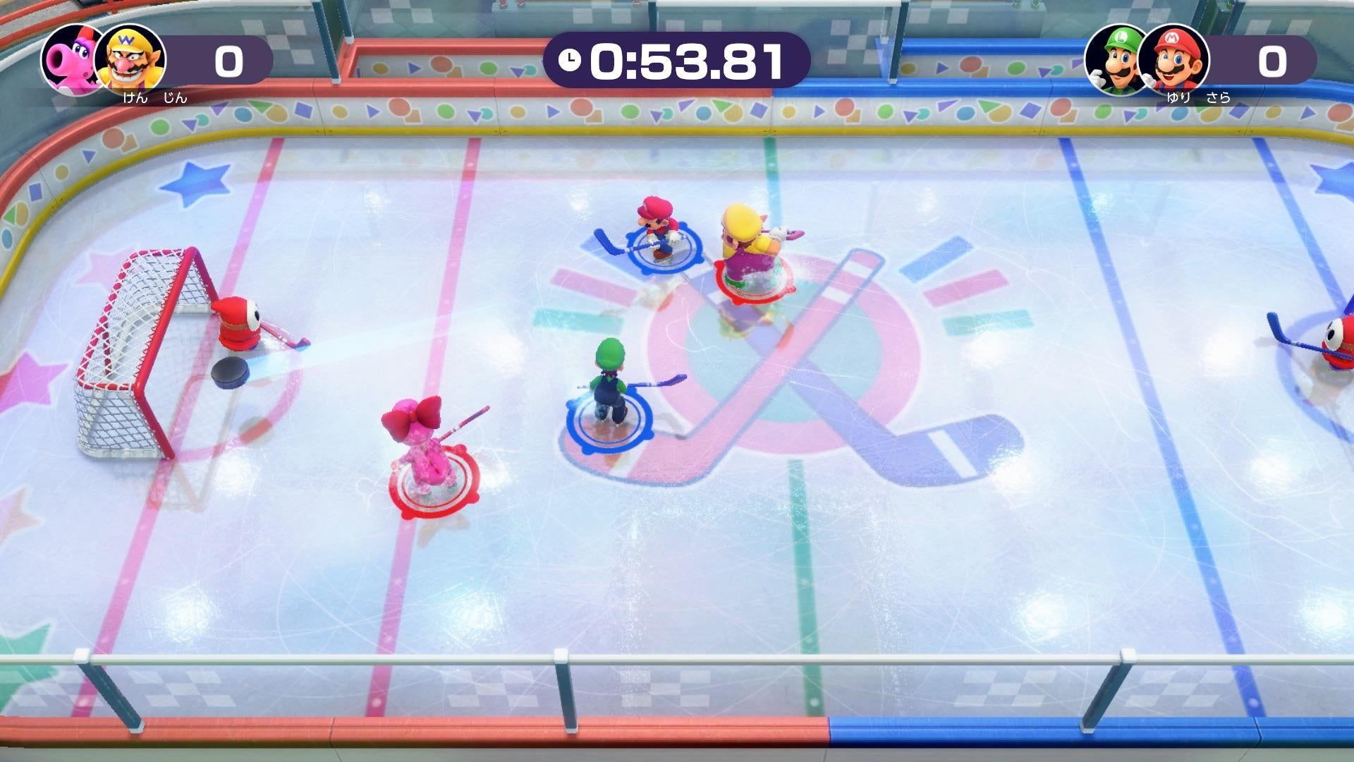 Mario Party Superstars Ice Hockey 