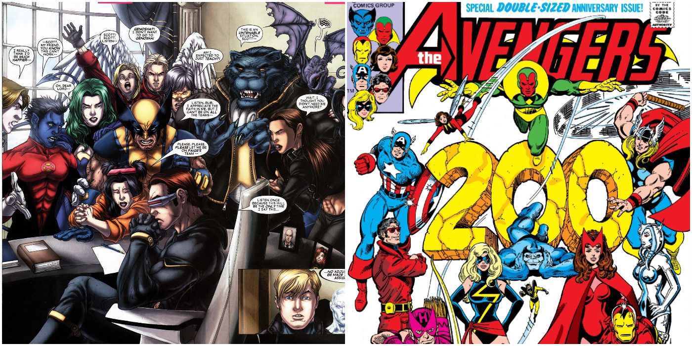 Chuck Austen's X-Men and Avengers 200