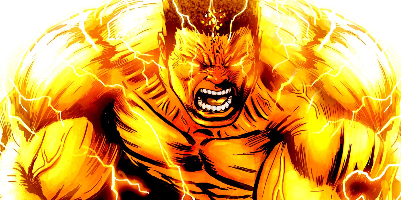Marvel's Hulk explodes with orange power