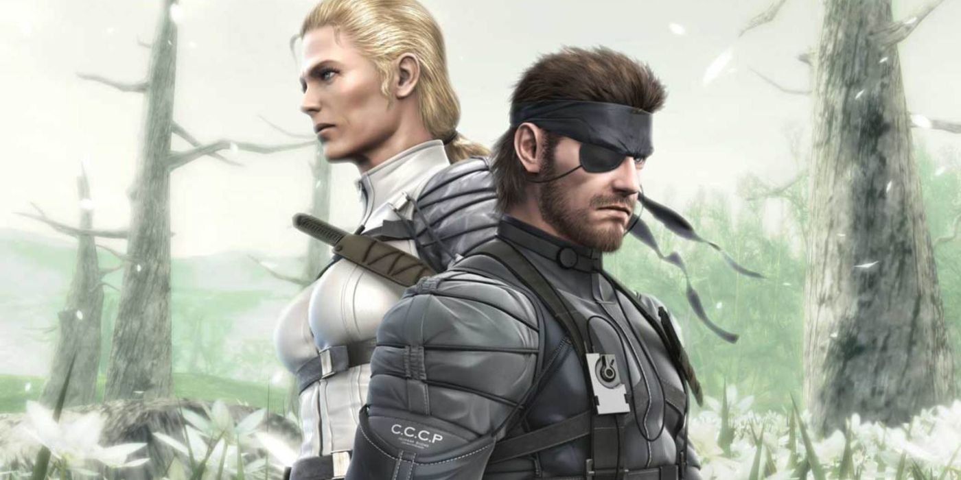Metal Gear Solid 3 Snake Eater - Solid Snake And Big Boss.
