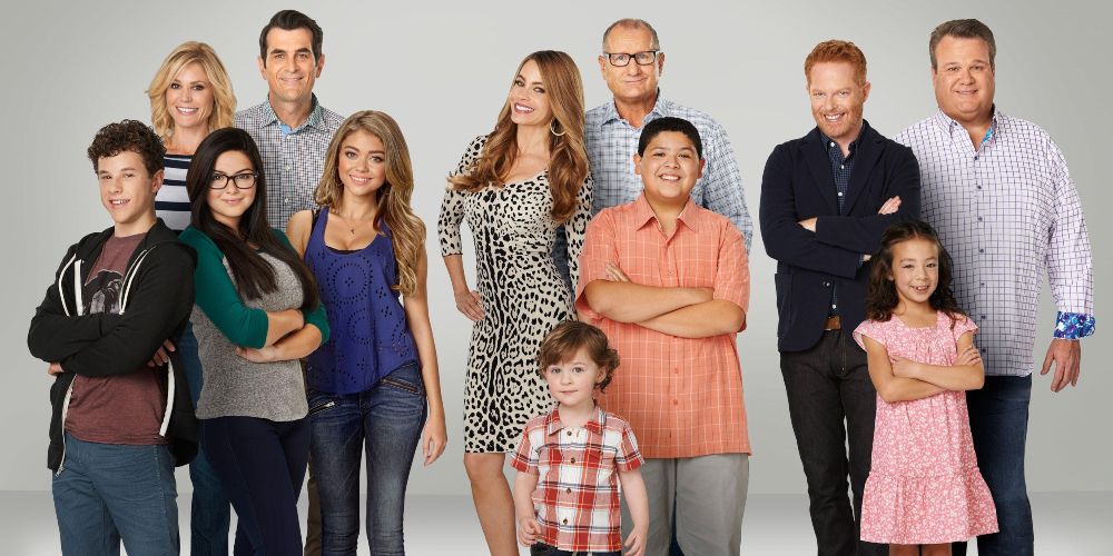 All three families from Modern Family TV Show