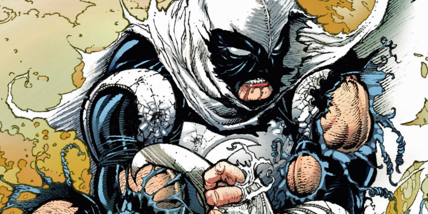 Moon Knight Injured With His Suit Torn